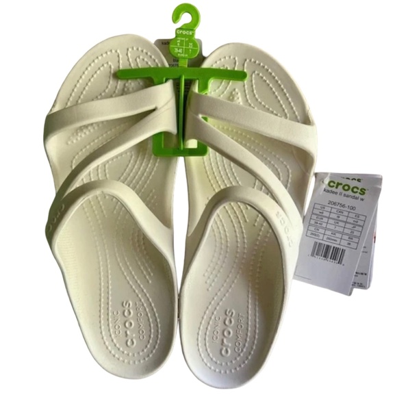 CROCS Shoes - White Croc Sandals